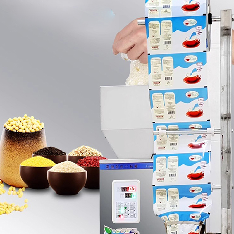 Coffee Tea Machine - Rückseitige Siegelmaschine für Partikel-Lebensmittel, vollautomatische Verpackungsmaschine