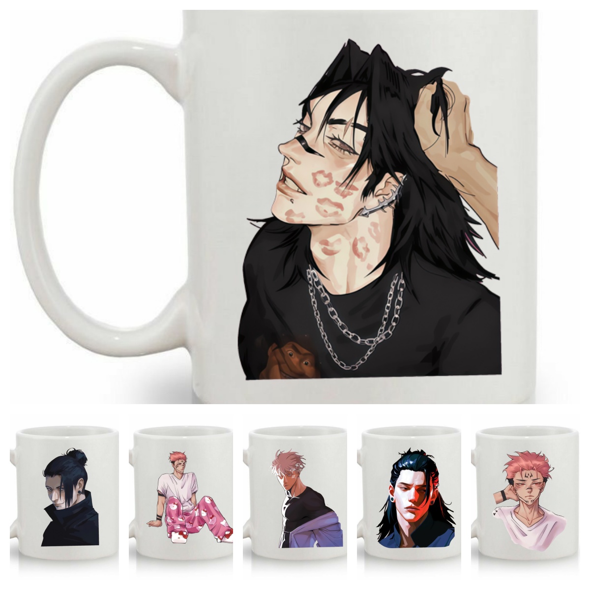 Coffee Tea Japan - Keramikbecher mit Jjk Satoru Gojo Anime-Muster