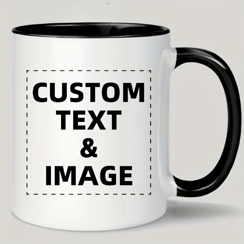 Coffee Tea Photos - Personalisierte Kaffeetasse mit Foto und Text
