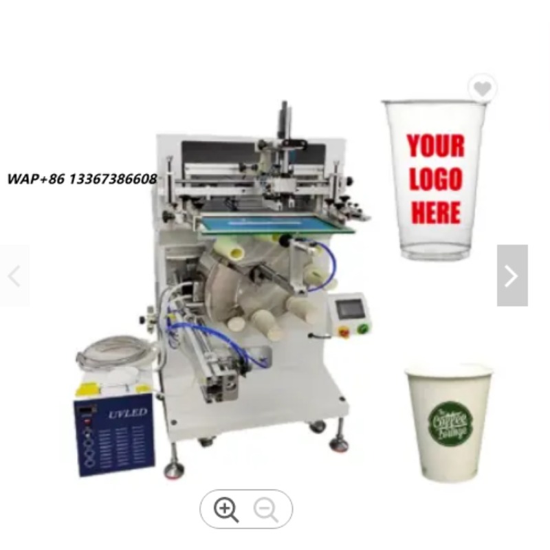 Coffee Tea Cup - Halbautomatischer Siebdrucker mit 8 Stationen &