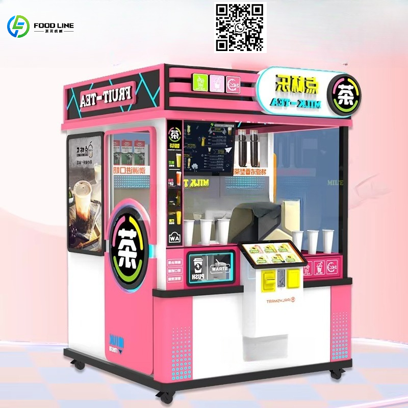 Coffee Tea Cup - Maßgeschneiderter Heiß- und Kaltgetränkeautomat mit Arm-Verkaufsautomat