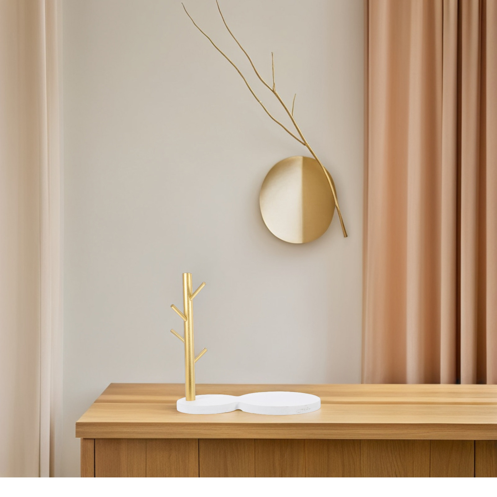 Coffee Tea Holder - Holz-Tassenständer, leicht zu reinigen, minimalistisches Tassenregal