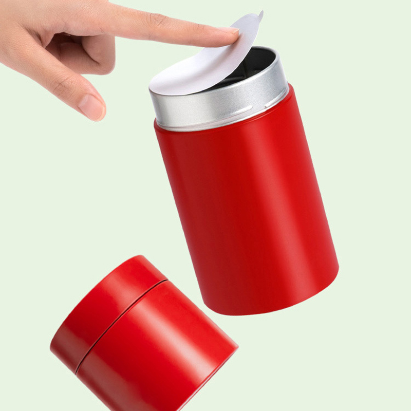 Coffee Tea Organizer - Kaffee-Aufbewahrungsbox Haushaltsorganizer Küchenzubehör Mini-Blechdose Teedose Kleine