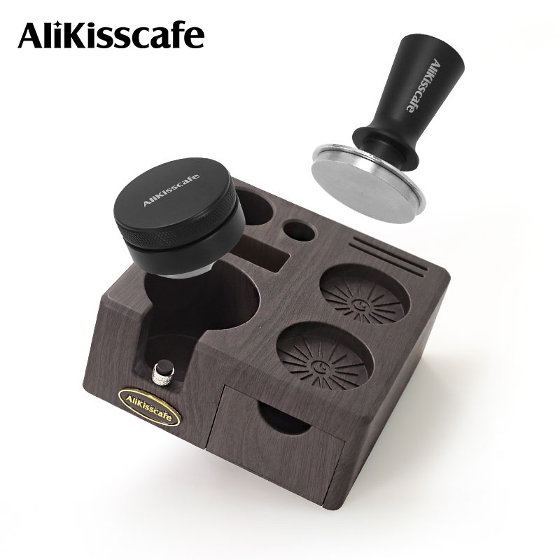 Coffee Tea Holder - Alikisscafe Kaffee Tamping Station 51 mm
