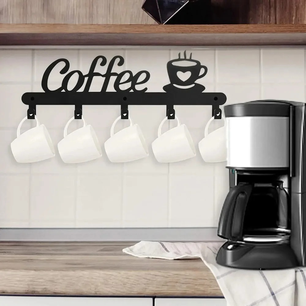 Wandmontierter Metall-Kaffeeta – Coffee Tea Holder Bewertung und Preis