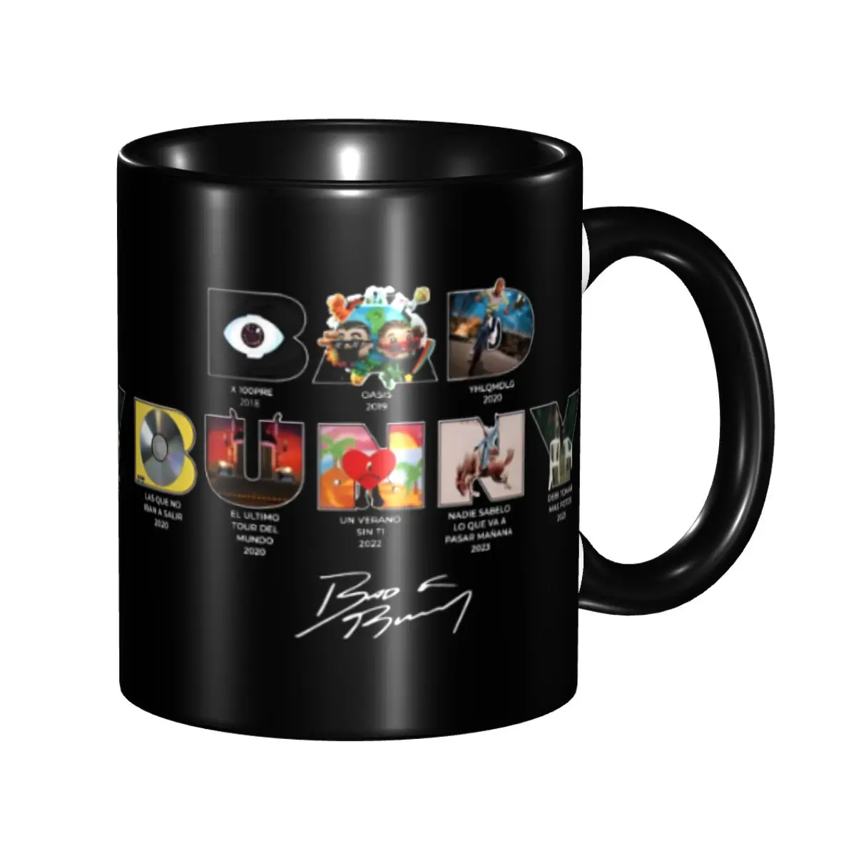 Bad Bunny DTMF Debi Tirar Mas  – Coffee Tea Cup Foto Bewertung und Preis