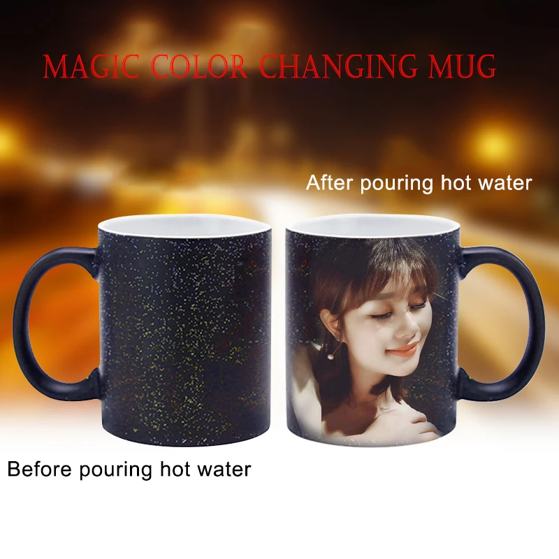 Schwarzer Farbwechselbecher au – Coffee Tea Photos Bewertung und Preis