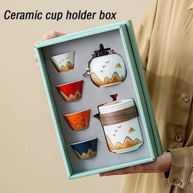 Geschenkbox, Keramik-Teetasse  – Coffee Tea In Chinese Bewertung und Preis
