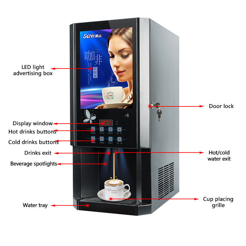 30SCW-8 Heißgetränkeautomat fü – Coffee Tea Machine Bewertung und Preis