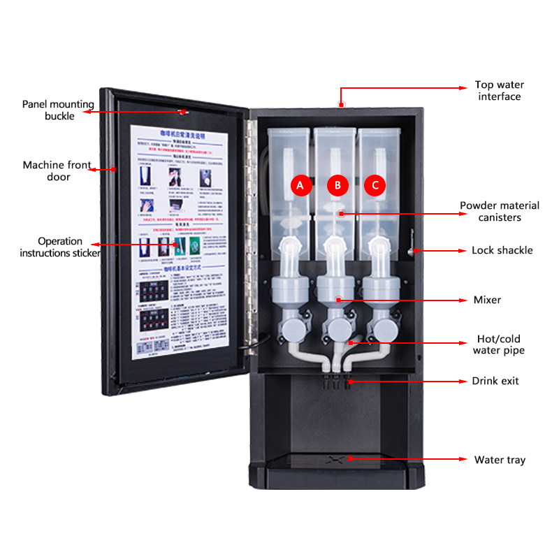 30SCW-8 Heißgetränkeautomat fü – Coffee Tea Machine Bewertung und Preis