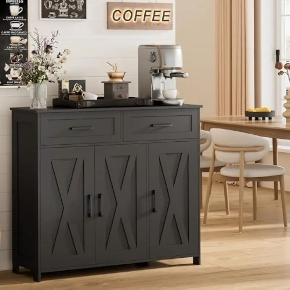 Kaffeebar-Aufbewahrungsschrank – Coffee & Tea Restaurant Bewertung und Preis