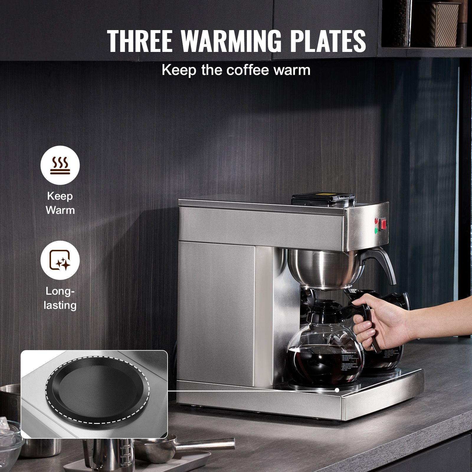 12-Tassen-Kaffeemaschine für d – Coffee & Tea Restaurant Bewertung und Preis