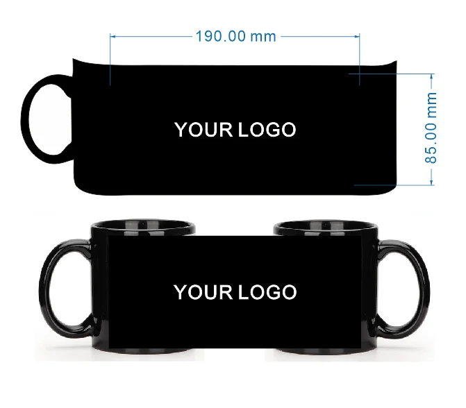 Black Cup DIY Logo Keramik Bec – Coffee Tea Photos Bewertung und Preis