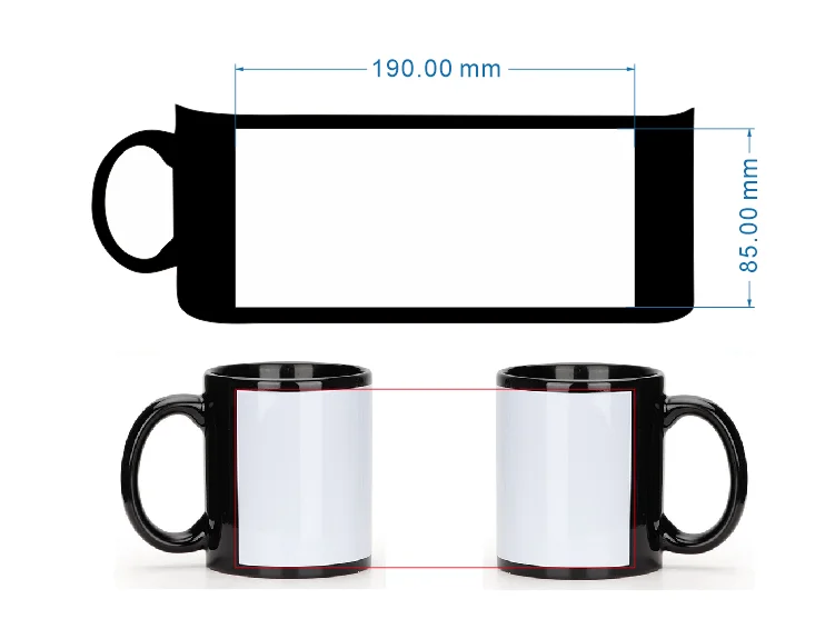 Black Cup DIY Logo Keramik Bec – Coffee Tea Photos Bewertung und Preis